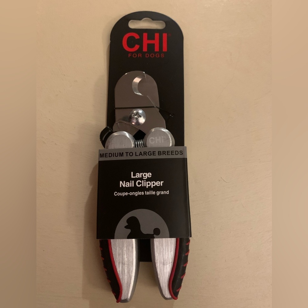 CHI Large Dog Nail Clipper - Black and Red